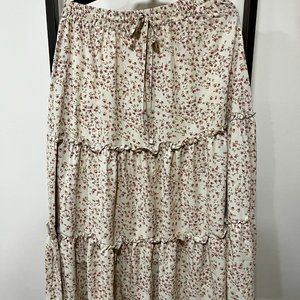 Floral Peasant Skirt